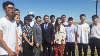 Фотография к новости: Байқоңырда Иран Ислам Республикасының жерсерігі ұшырылды