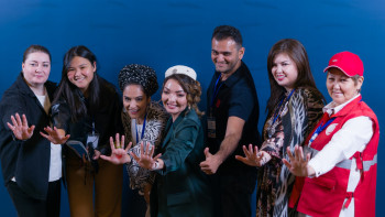 Фотография к новости: Орталық Азия волонтерлары қандай мәселелерді талқылайды?