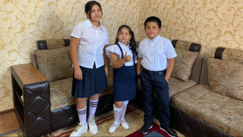 Фотография к новости: Түркістан: Балалар мектепке дайын ба?