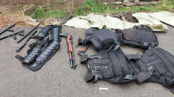 Фотография к новости: Зират аумағынан екі қойма табылды. Әділов қаңтарда жоғалған қару туралы айтты