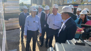 Фотография к новости: Петропавлдық зауыт жұмысшыларына арналған баспана салып жатыр