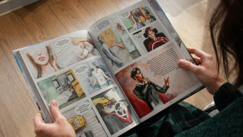 Фотография к новости: Кілемнің астына қалдыруға болмайды. Шерімбек комикс жазудың маңызын түсіндірді