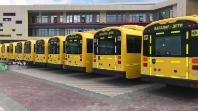 Ақмола облысындағы мектептерге 15 жаңа автобус берілді