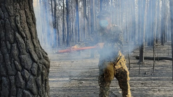 Фотография к новости: Қостанайдағы өрт: Ұлттық ұлан жауынгерлері құтқару жұмыстарымен айналысып жатыр