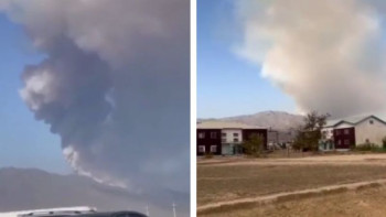 Фотография к новости: Тағы да өрт. Алакөл орман шаруашылығы аумағында өрт шықты