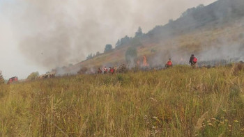 Фотография к новости: Тілсіз жау қашан тоқтайды? Бір аптада еліміздің 9 өңірінде ауқымды өрт тіркелді