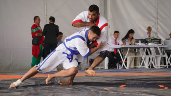 Фотография к новости: ДКО. Екінші алтын.  Балуандарымыздың бәрі жүлдегер