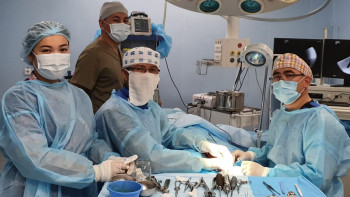 Фотография к новости: Қызылордалық дәрігерлер табанның күрделі патологиясын түзеді