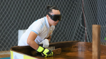 Фотография к новости: Зағип жандарға арналған теннис чемпионаты қалай өтті?