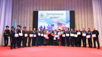 Фотография к новости: Ақтөбелік құтқарушылар марапатталды