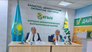 Фотография к новости: Президент сайлауы. Дайрабаевтың республикалық штабы ашылды