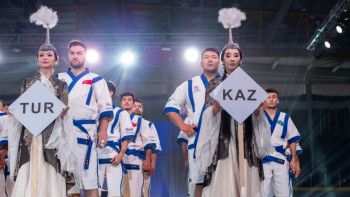 Фотография к новости: Түркістанда қазақ күресінен «Turan Barysy» Азия Кубогы басталды