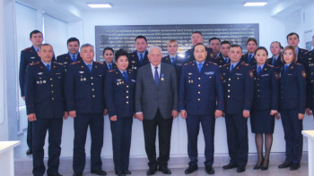 Фотография к новости: Ғалымдар Ұлттық Ғылым академиясының президенті Мұрат Жұрыновпен кездесті