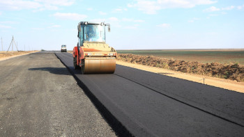 Фотография к новости: Орал-Бұзылық тас жолы жөнделді