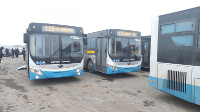 Ақтөбенің қоғамдық көлік паркі 10 жаңа автобуспен толықты