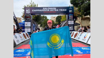 Фотография к новости: Шымкенттік марафоншы Айдана Түлкібек Түркияда өткен Cappadocia ультратрейлінен жүлделі оралды