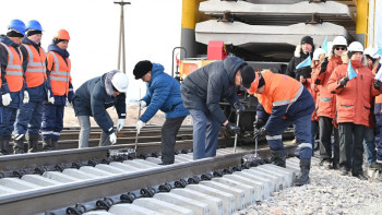 Фотография к новости: Достық-Мойынты теміржолы. Екінші жолдың құрылысы басталды