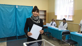 Фотография к новости: Мадина Сәдуақасова: Сайлау болады дегеннен бастап бұл күнді күттім