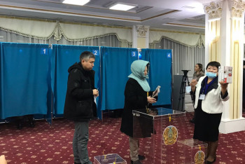 Фотография к новости: Сайлауға әрдайым ерте келемін – сайлаушы