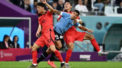 Уругвай мен Оңтүстік Корея арасындағы ойын тең аяқталды