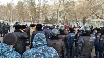 Фотография к новости: «Адам құқығын қорғаумен айналысатын» ұйым жалғызбасты ананың митингіге қатысуына «жағдай» жасаған