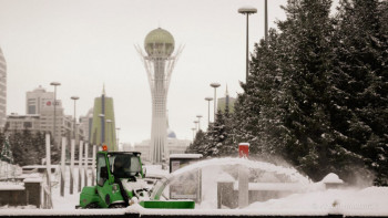 Фотография к новости: Елорданың қысқы көрінісінен фоторепортаж