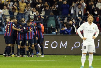 Фотография к новости: Суперкубок үшін матчта «Реал» «Барселонадан» жеңіліп қалды