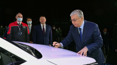 Президент Қостанайда Kia автомобильдерінің шағын тораптық өндірісін (CKD) іске қосты