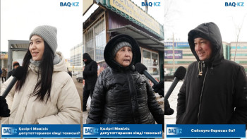 Фотография к новости: Сөздері сылдыр су болып көрінеді – халық депутаттар мен сайлау туралы айтты