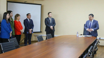 Фотография к новости: Дархан Қыдырәлі Qazcontent-тің жаңа басшысын таныстырды