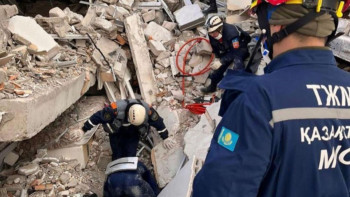 Фотография к новости: Түркиядағы зілзала. Қазақстандық құтқарушы күйініші мен сүйінішін айтты