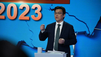 Фотография к новости: Теледебат. Азаматхан Әміртай жергілікті кәсіпорындар туралы айтты