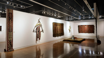 Фотография к новости: Ұлттық музейде «Текті өнердің шеңбері» көрмесі ашылды