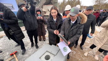Фотография к новости: Бурабайда ауыл балаларына арналған тағы бір мектептің құрылысы басталды