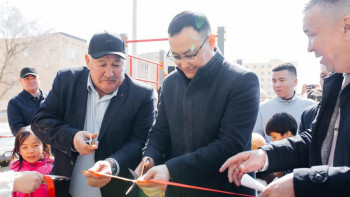 Фотография к новости: Маңғыстау облысында 21 ойын алаңы пайдалануға берілді