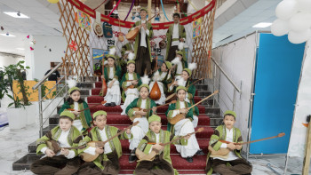 Фотография к новости: «Наурыз мейрамы» ұлттық челленджі. Мектептерде домбыраның қоңыр үні күмбірледі