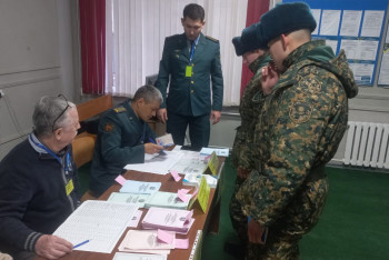 Сайлау-2023: Павлодарлық сарбаздар таңдау жасады