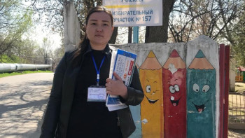 Фотография к новости: Шымкентте 330 сайлау учаскесі жұмыс істеп жатыр