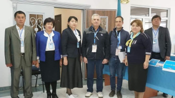 Фотография к новости: Түркістандағы саяси науқанды шетелдік байқаушылар бақылауда