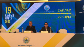 Фотография к новости: Дауыс беру. Алматы қаласы белсенділігі төмен өңірлердің бірі