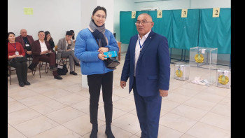 Фотография к новости: Алматыда дауыс беру қызу өтіп жатыр