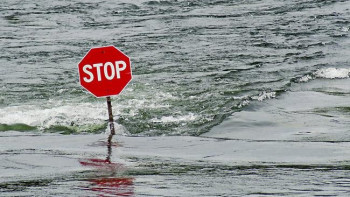 Фотография к новости: Петропавлда тұрғын үйлерге су кіре бастады