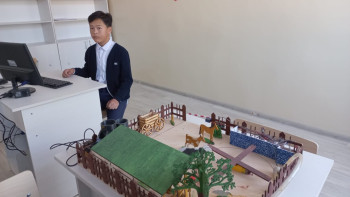 Фотография к новости: «Ақылды ферма» жобасын жасаған түркістандық оқушы