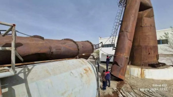 Фотография к новости: Қызылордада қатты жел бірнеше нысанның шатырын ұшырды