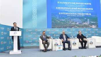 Фотография к новости: Алматыда халықаралық Фараби форумы өтіп жатыр