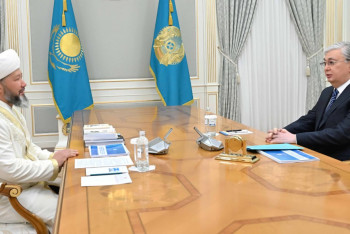 Фотография к новости: Мемлекет басшысы Бас мүфтиді қабылдады