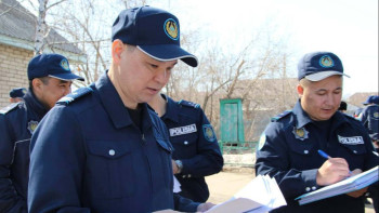 Фотография к новости: СҚО полицейлері «Қауіпсіз аула» акциясын өткізді