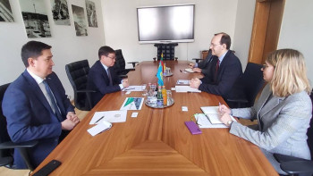 Фотография к новости: Қазақстан мен Литва Транскаспий бағыты бойынша жүк тасымалдау көлемін арттыруға мүдделі