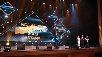 Фотография к новости: Астанада шахматтан әлем чемпионаты басталды