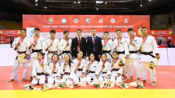 Фотография к новости: Дзюдодан Қазақстан құрамасы Азия кубогін 5 алтын медальмен бастады